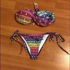 Triya Multicolored Bikini Set Size 2